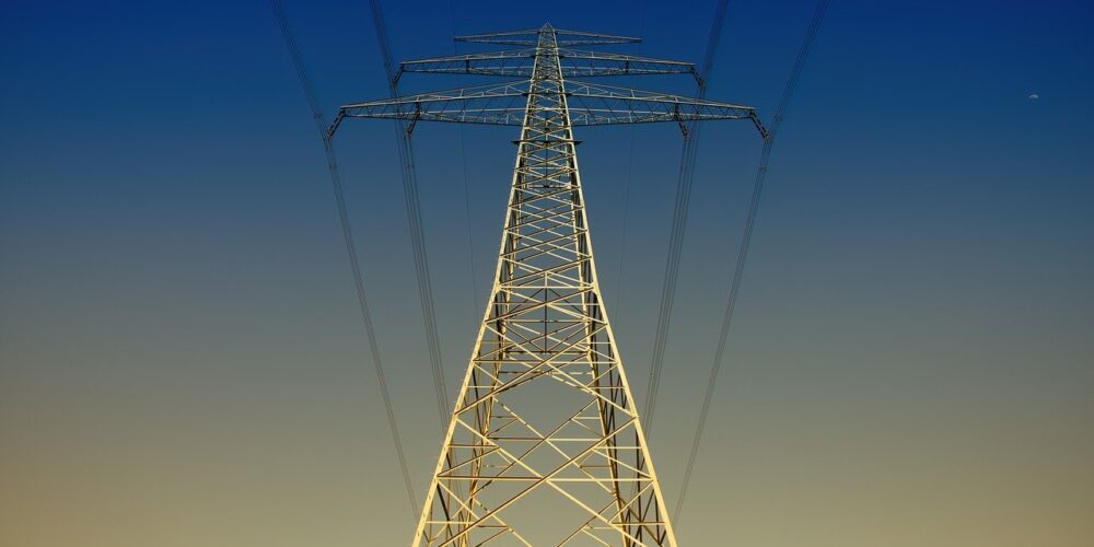 linha de alta tensão