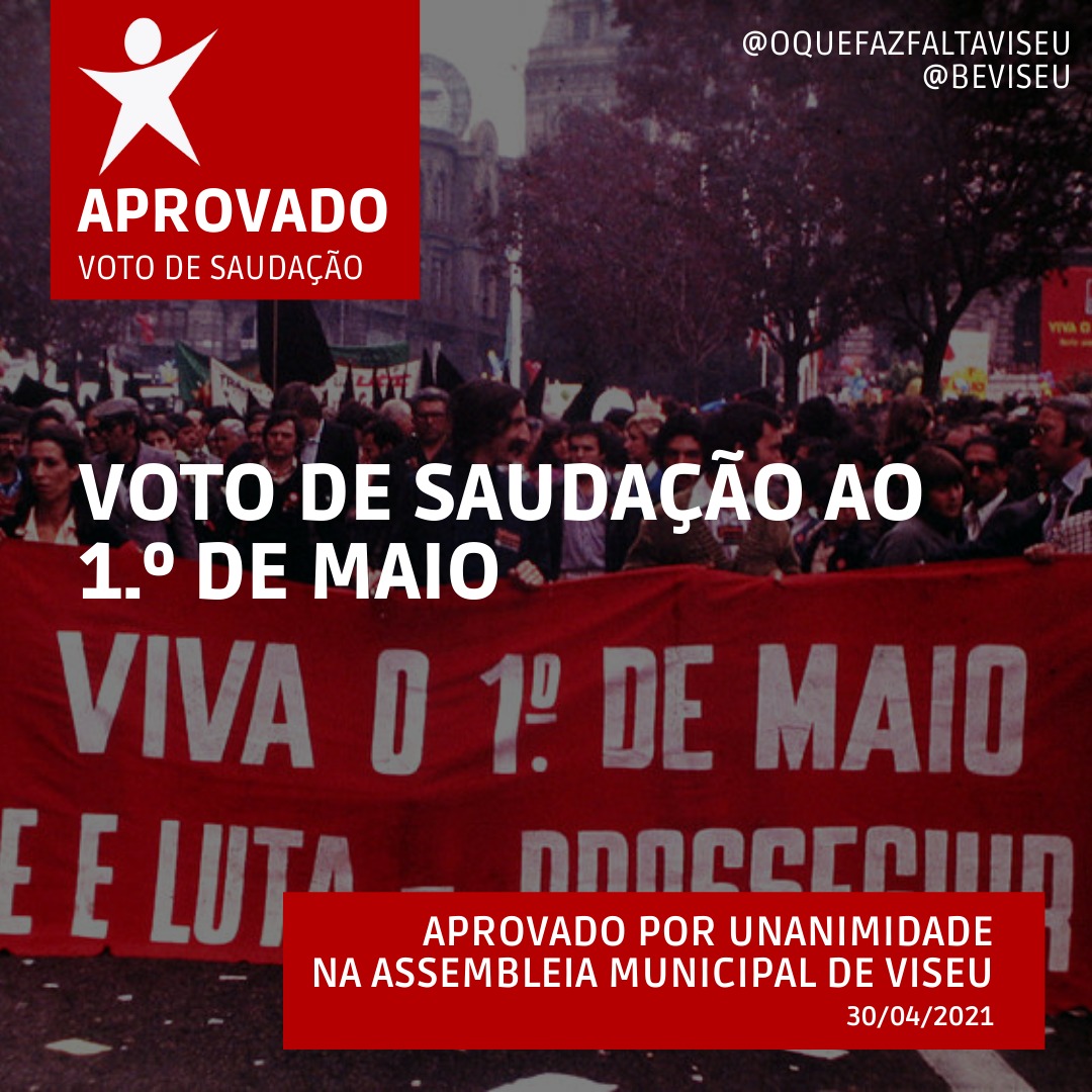 Voto de Saudação ao 1.º de Maio
