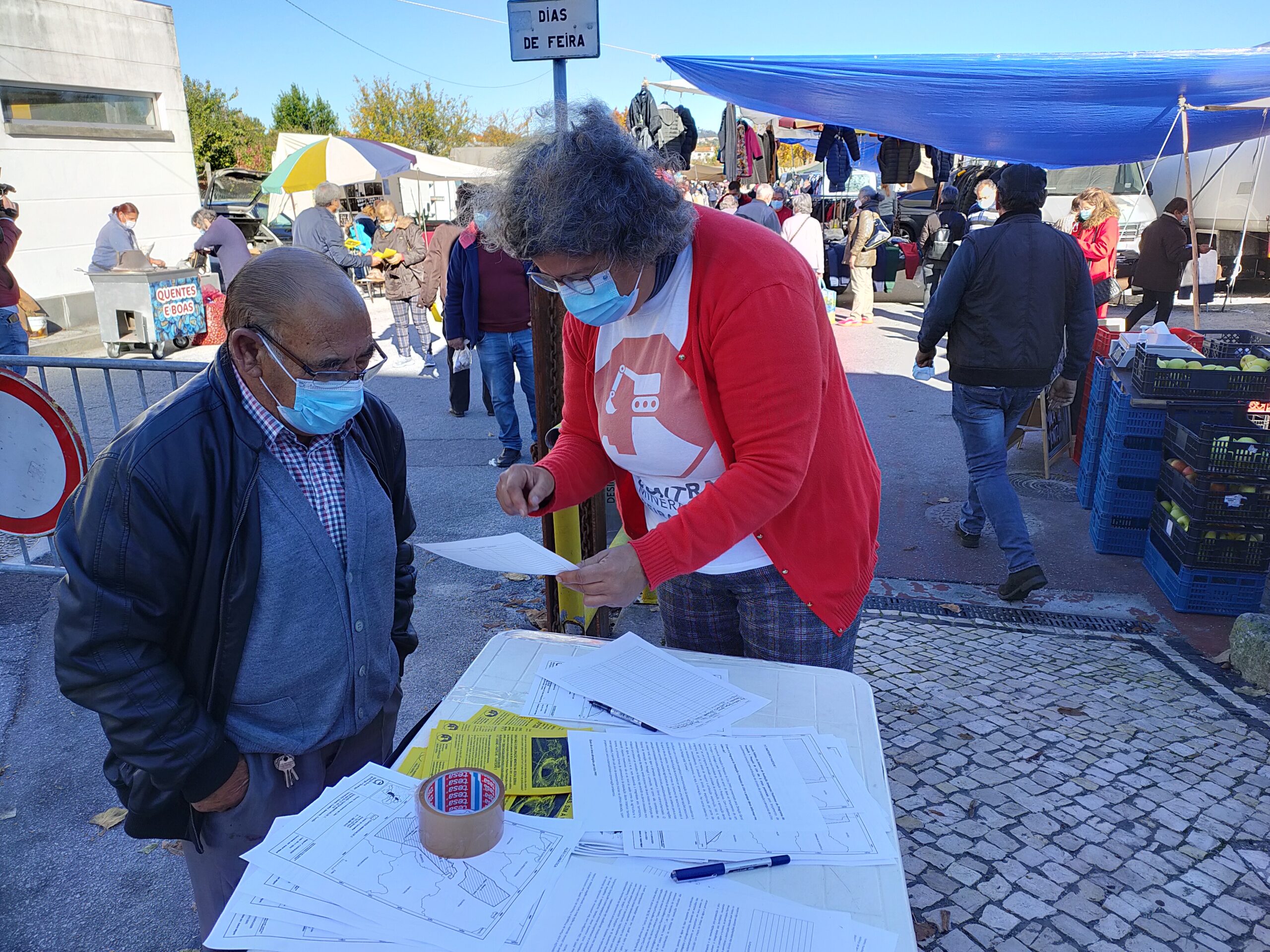 Recolha de Assinaturas Contra a Exploração Mineira