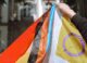 Bandeira arco-íris, LGBTQIA+, em Viseu